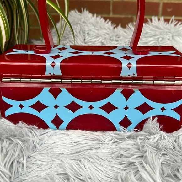 - Art and fashion collide. Kim Dalzell purse. Handbag. Signed by artist - Picture 10 of 11